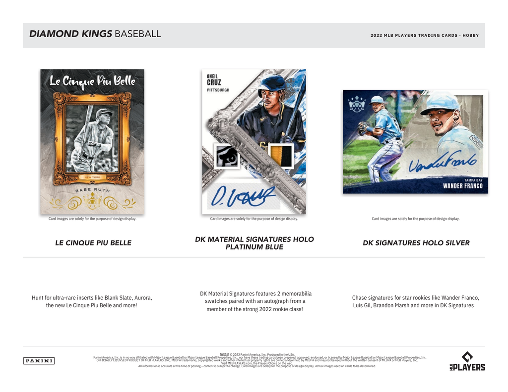 2022 Panini Donruss Diamond Kings Baseball Hobby Box