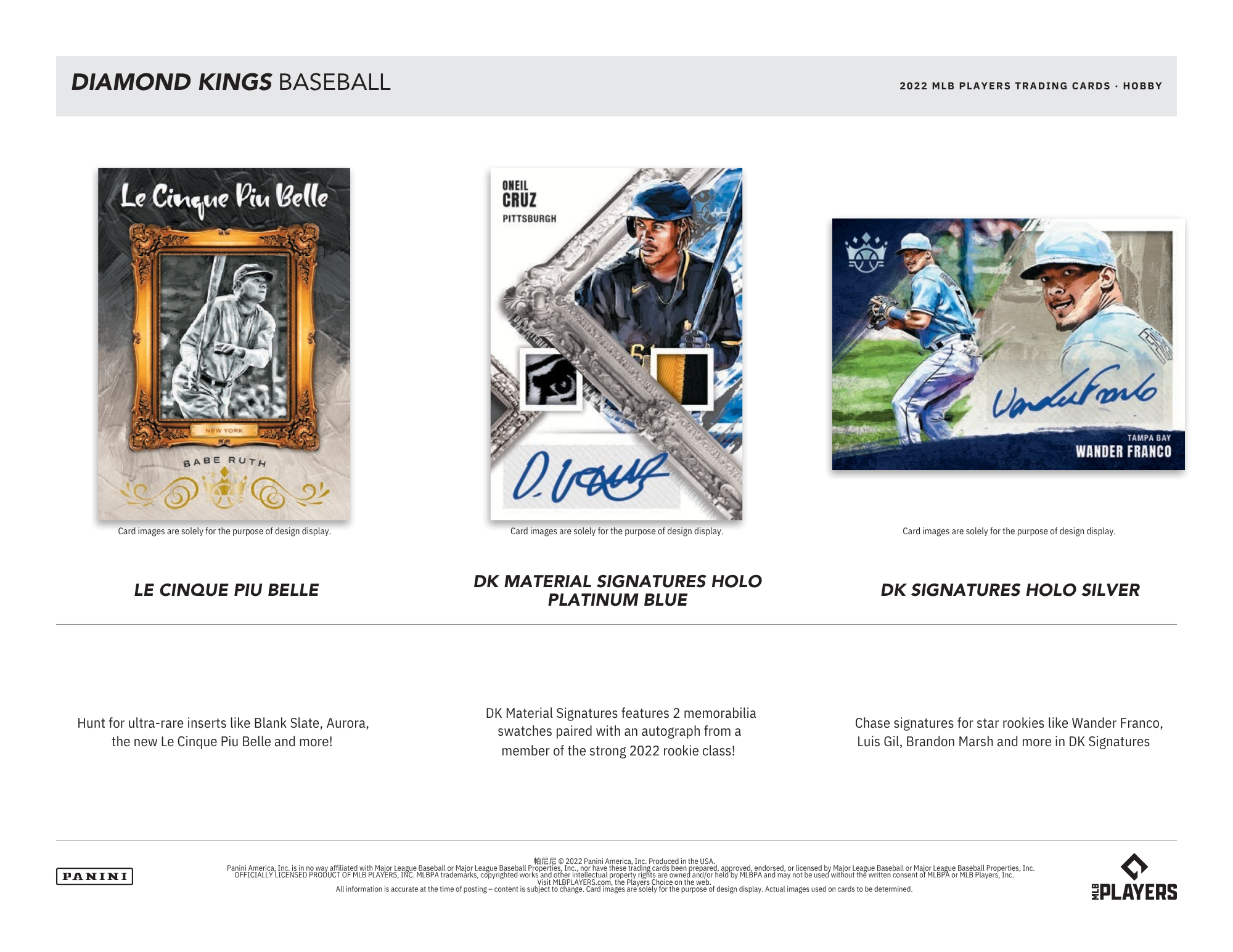 2022 Panini Donruss Diamond Kings Baseball Hobby Box