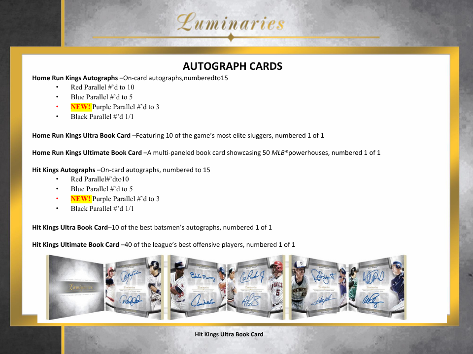 2021 Topps Luminaries Baseball Hobby Box