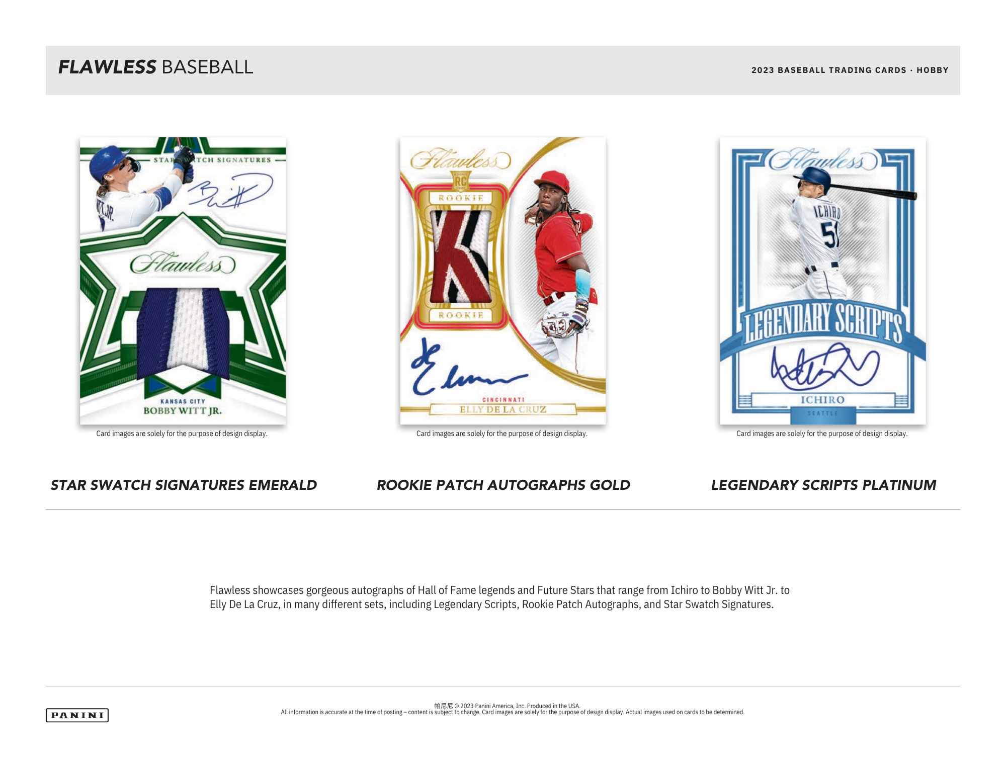 2023 Panini Flawless Baseball Hobby 2 Box Case