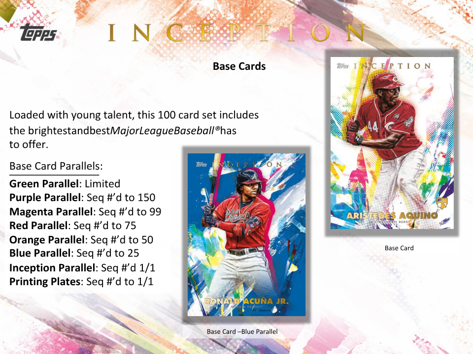 2020 Topps Inception Baseball Hobby Box
