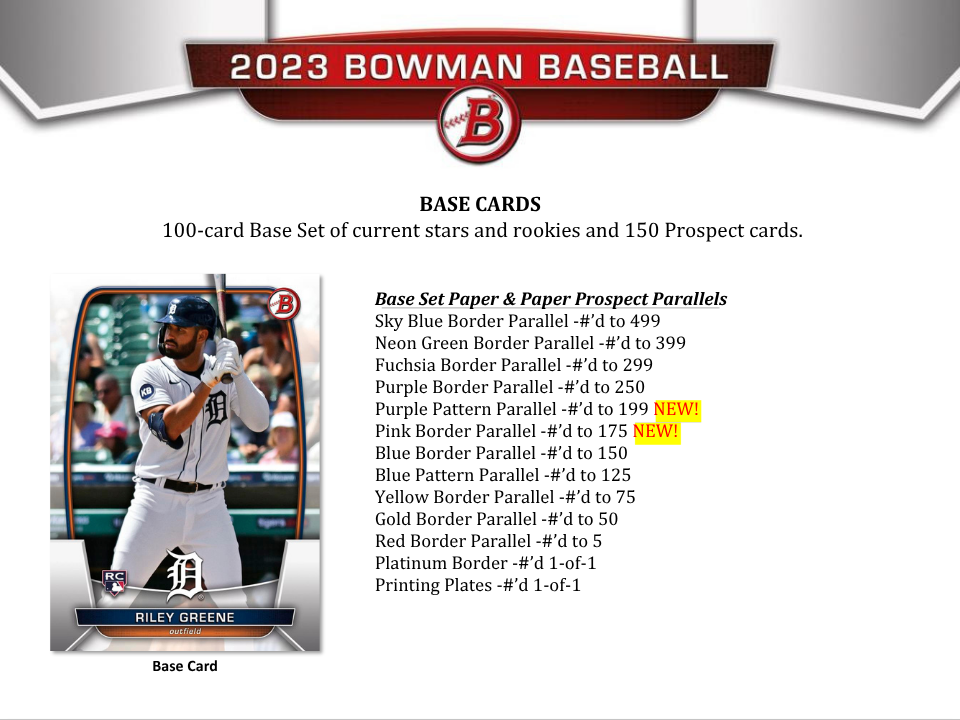 2023 Bowman Baseball Jumbo Box