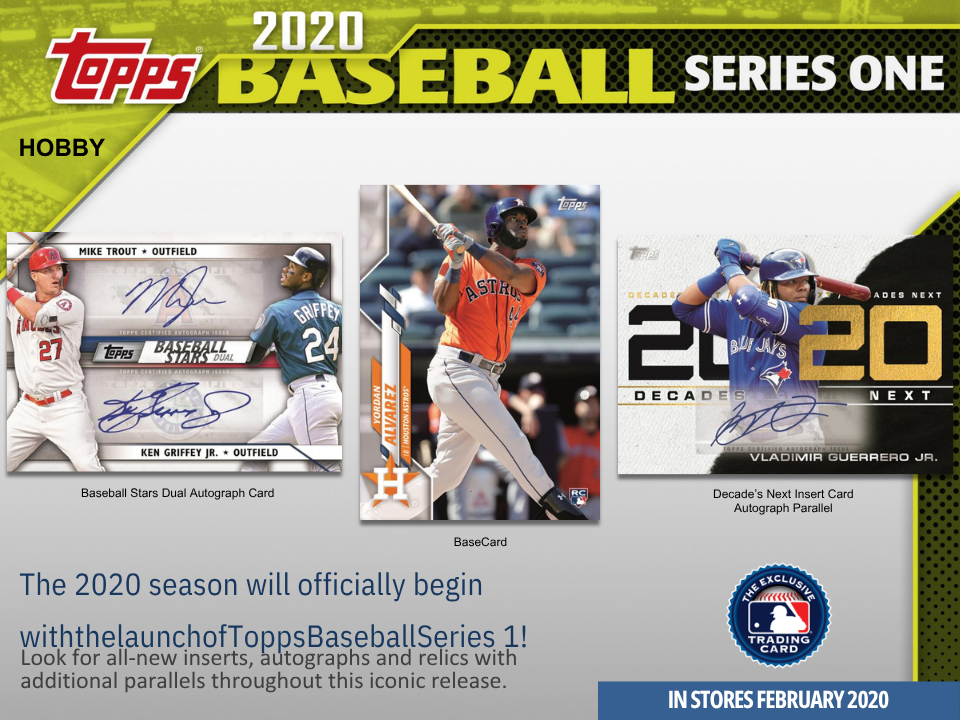 2020 Topps Series 1 Baseball Hobby Box