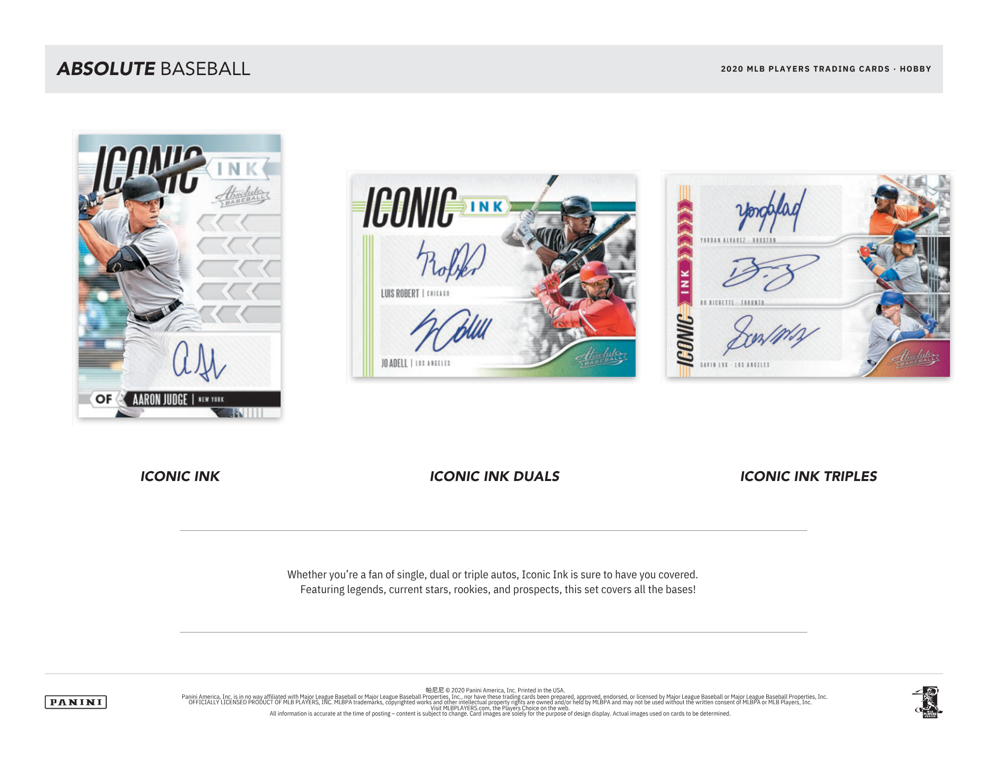2020 Panini Absolute Baseball Hobby Box