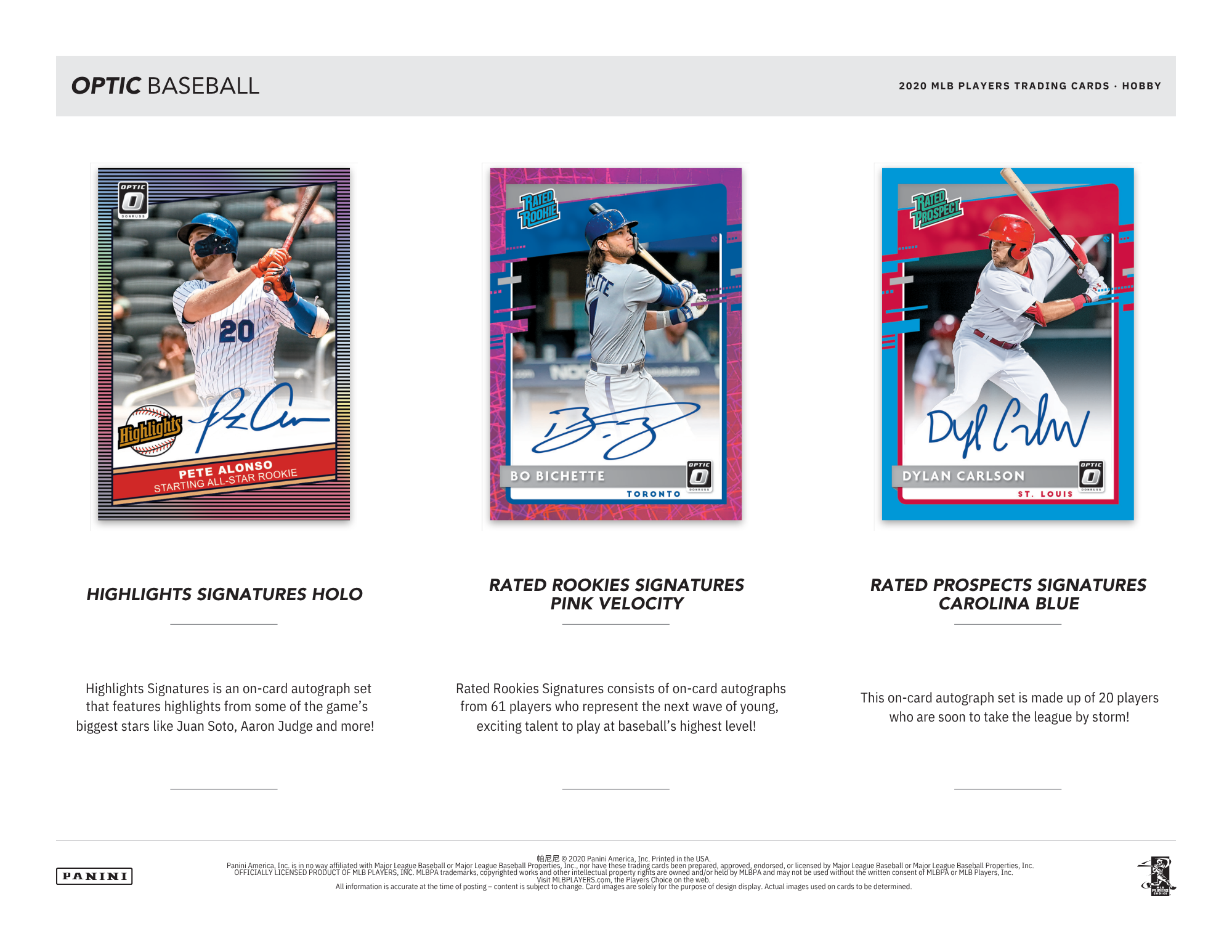 2020 Panini Donruss Optic Baseball Hobby Box