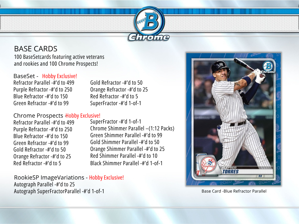 2020 Bowman Chrome Baseball Hobby Box