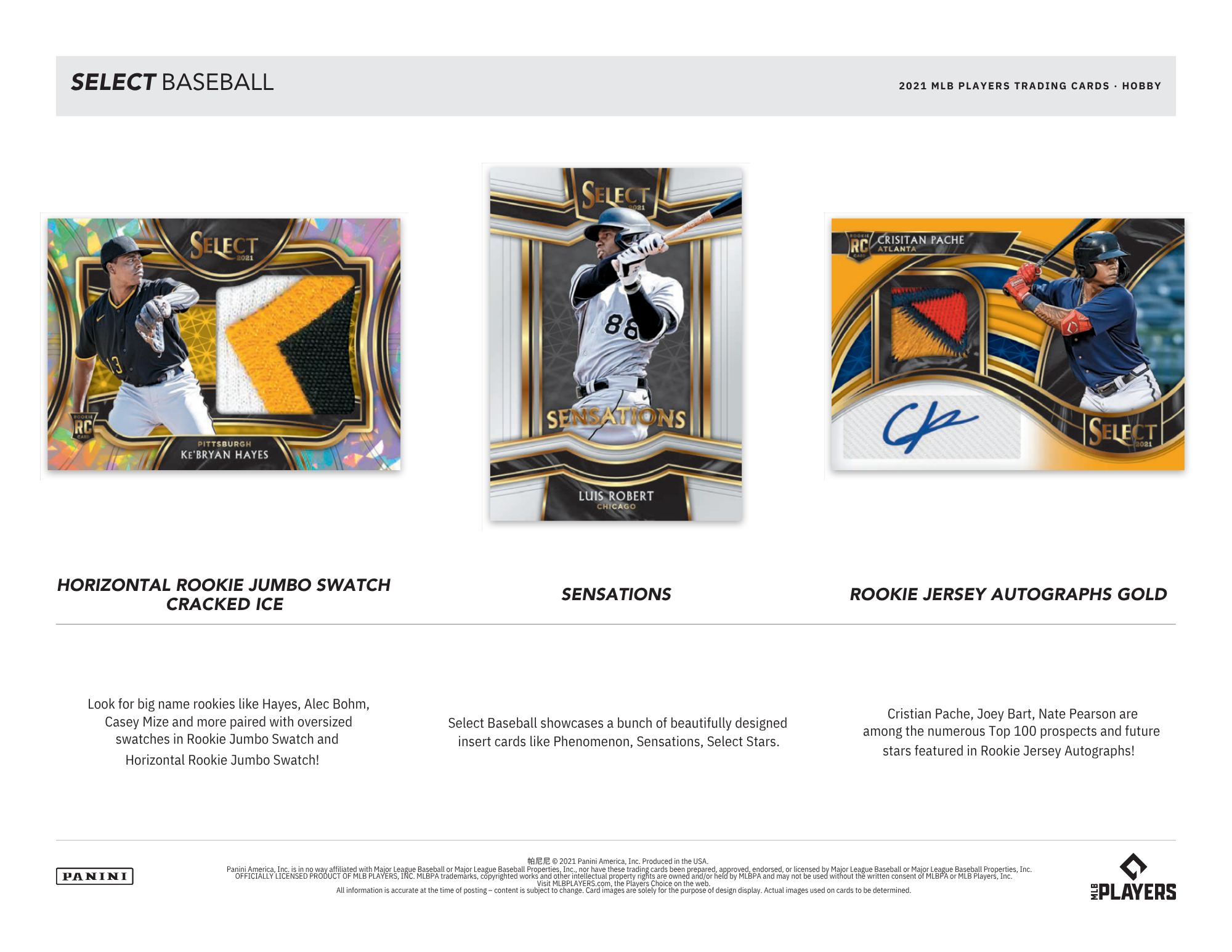 2021 Panini Select Baseball Hobby Box