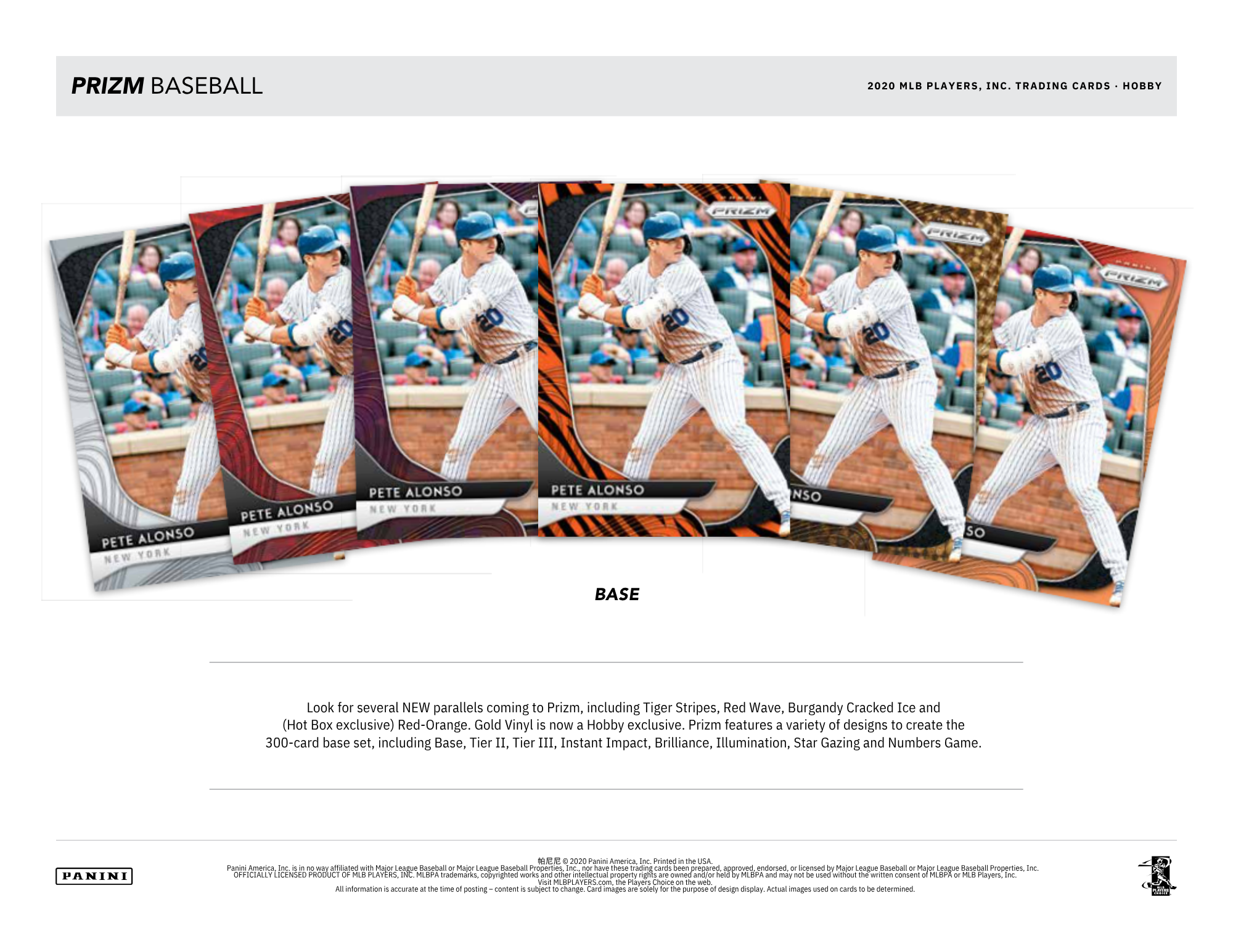 2020 Panini Prizm Baseball 1st Off The Line Hobby Box