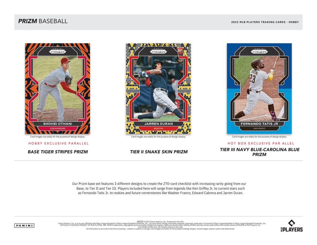 2022 Panini Prizm Baseball Hobby Box