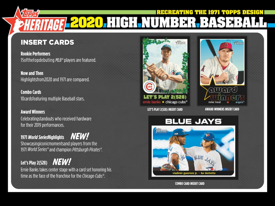 2020 Topps Heritage High Number Baseball Hobby Box