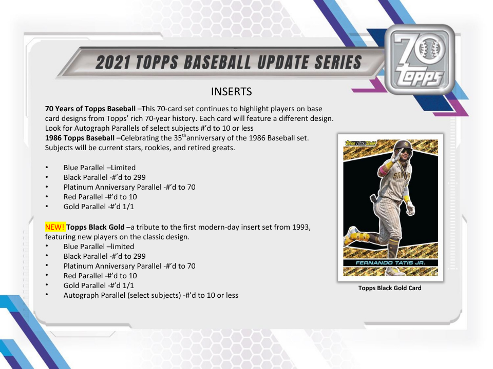 2021 Topps Update Series Baseball Jumbo Box