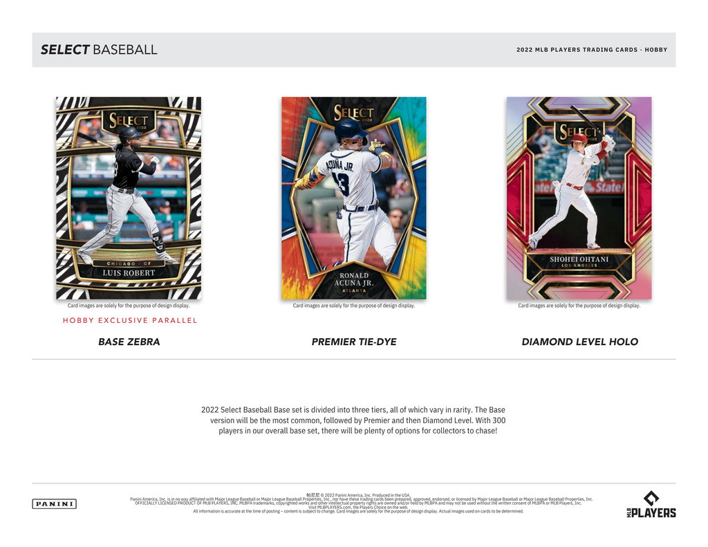2022 Panini Select Baseball Hobby Box