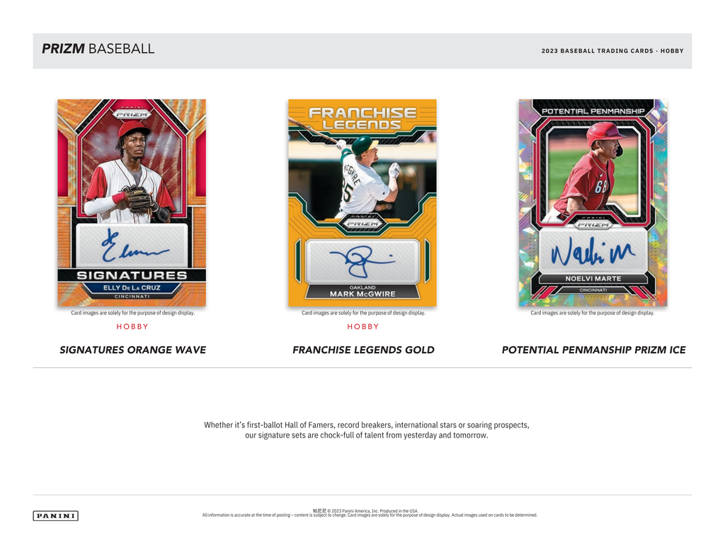 2023 Panini Prizm Baseball Hobby Box