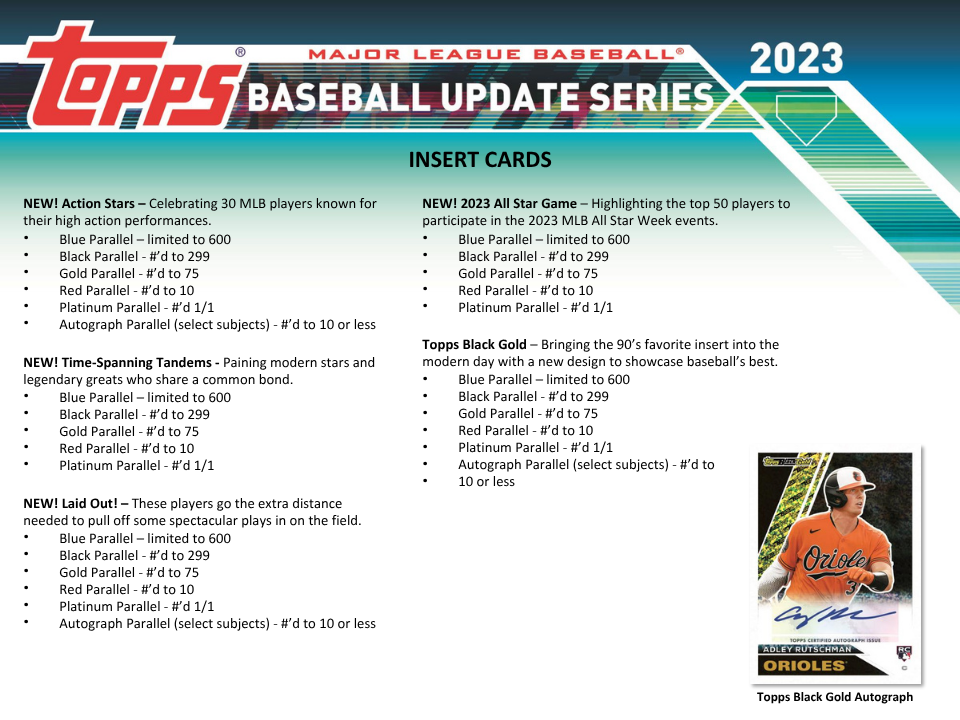 2023 Topps Update Series Baseball Hobby Box