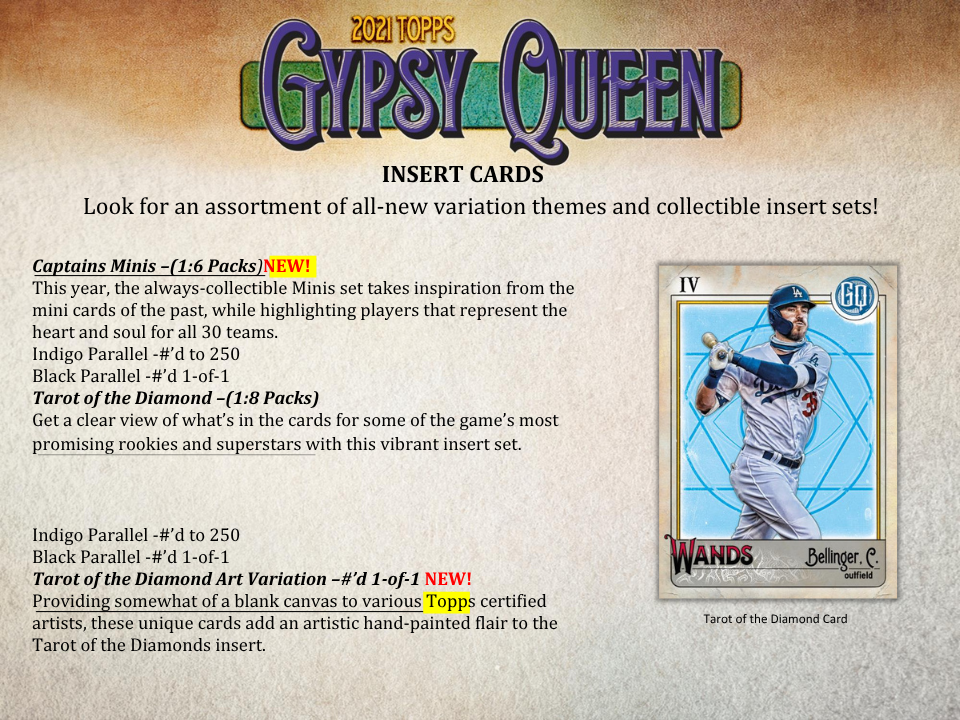 2021 Topps Gypsy Queen Baseball Hobby Box