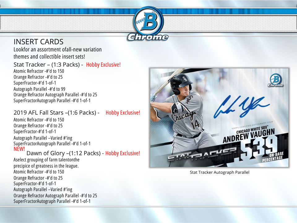 2020 Bowman Chrome Baseball Hobby Box