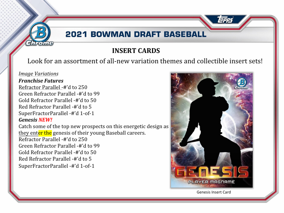 2021 Bowman Draft Baseball Jumbo Box
