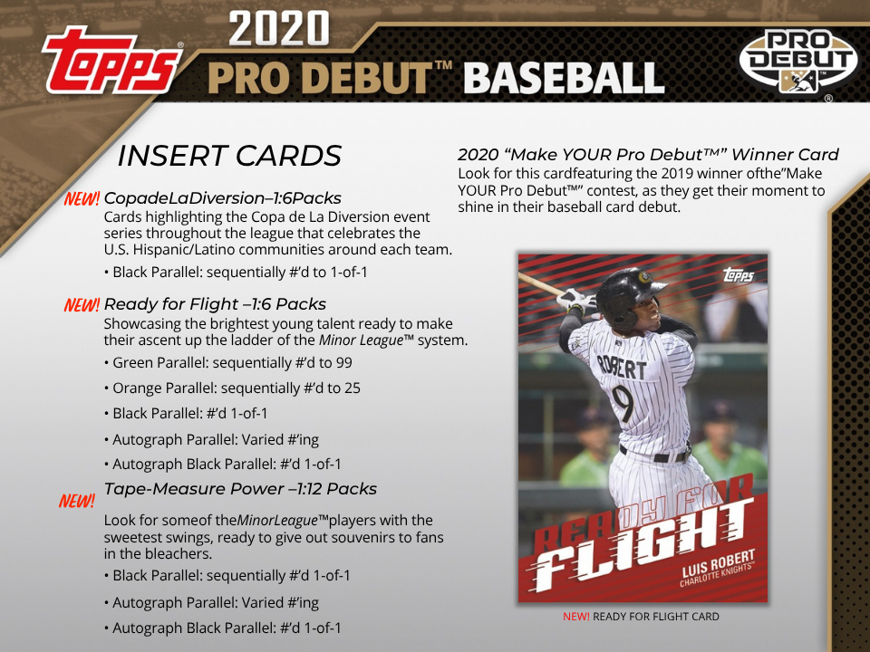 2020 Topps Pro Debut Baseball Jumbo Box