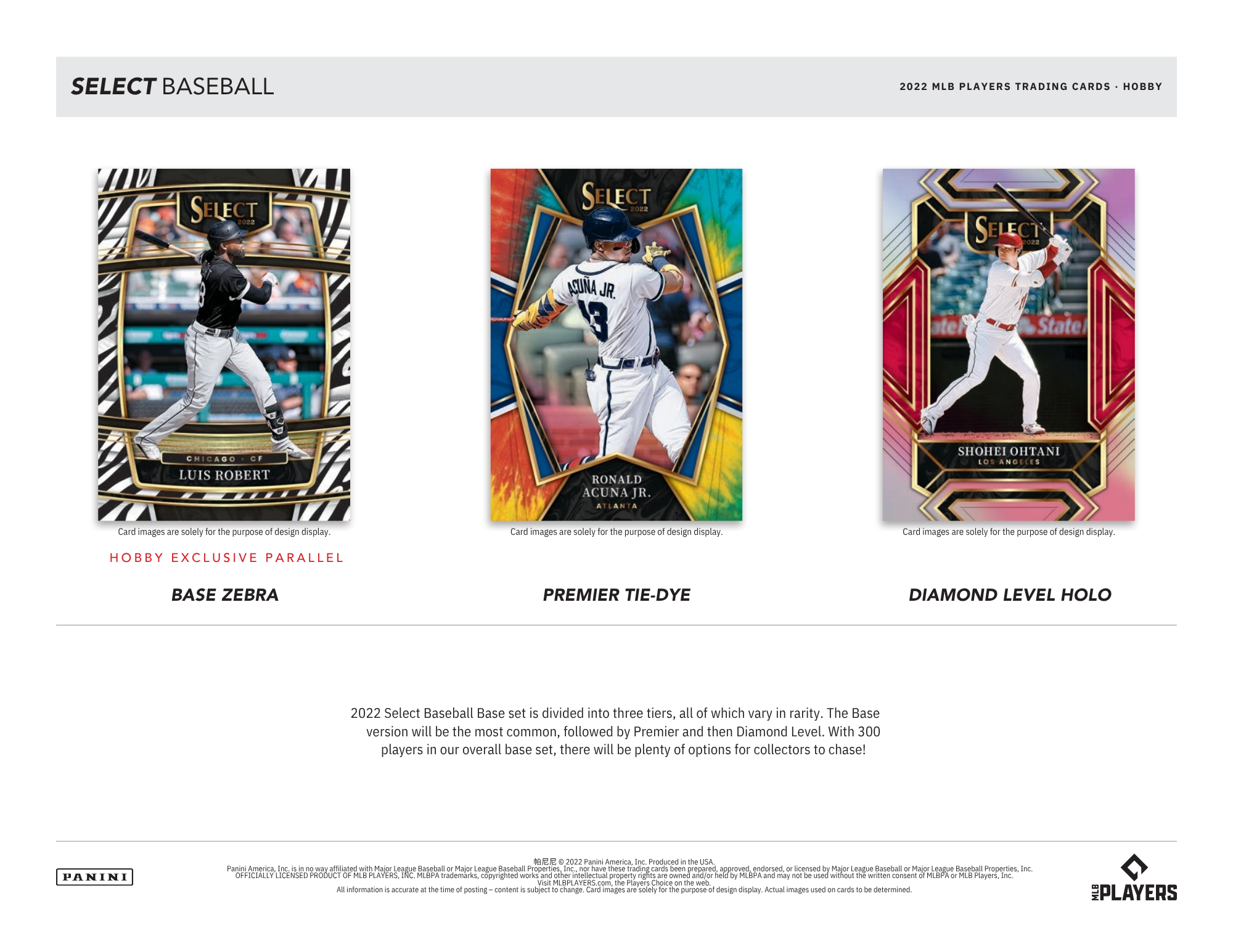 2022 Panini Select Baseball 1st Off The Line Hobby Box