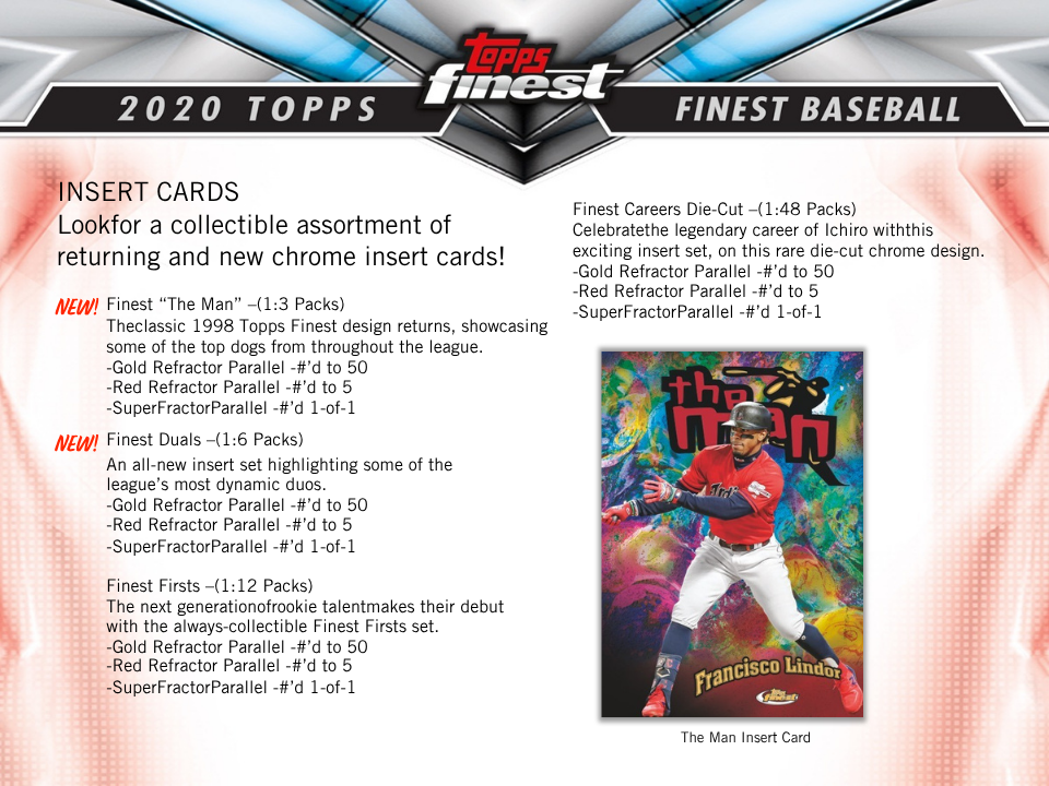 2020 Topps Finest Baseball Hobby Box