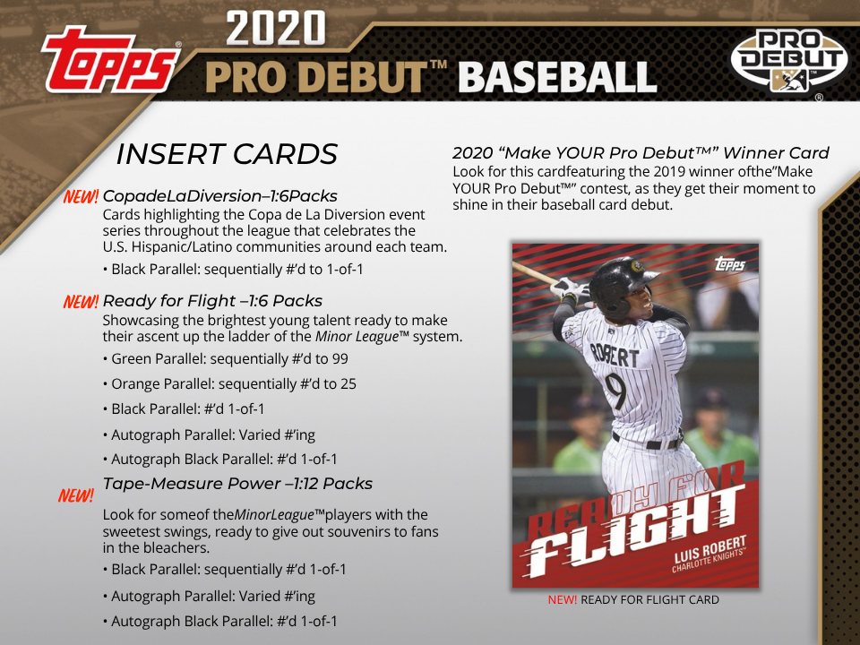 2020 Topps Pro Debut Baseball Hobby Box