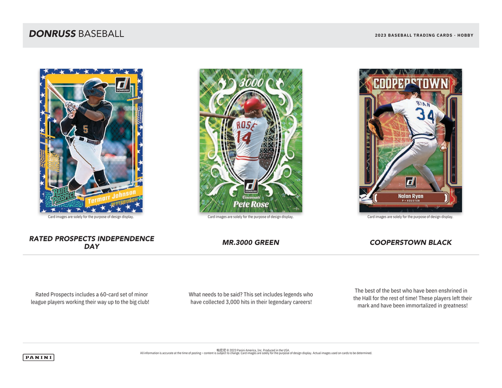 2023 Panini Donruss Baseball Hobby Box