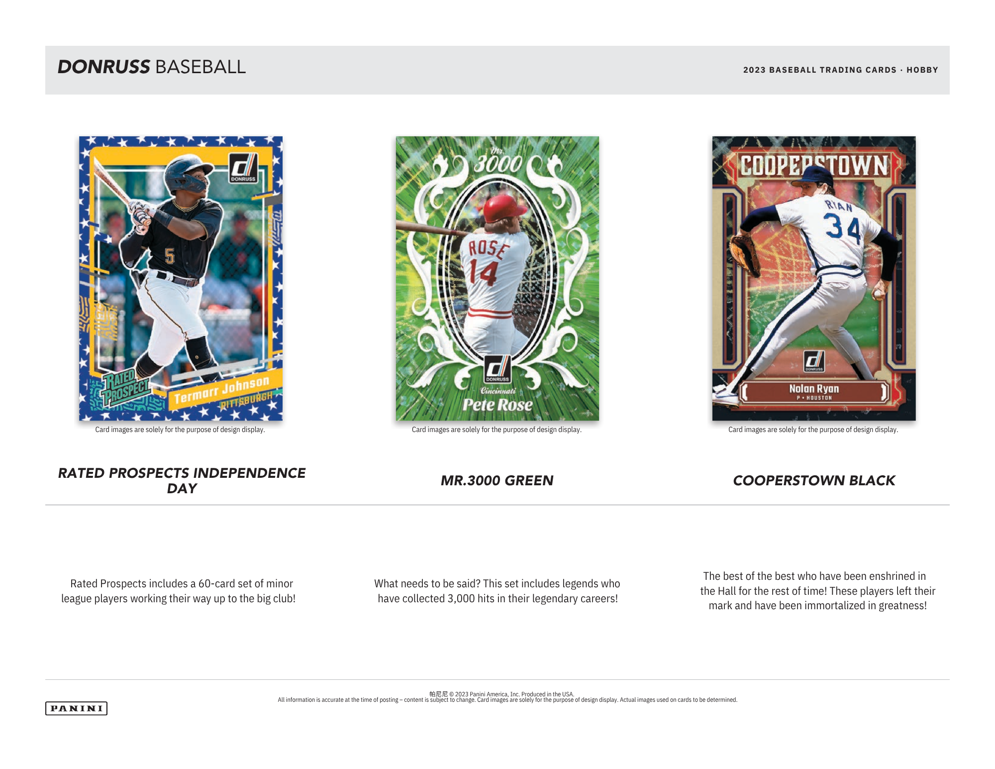 2023 Panini Donruss Baseball Hobby Box