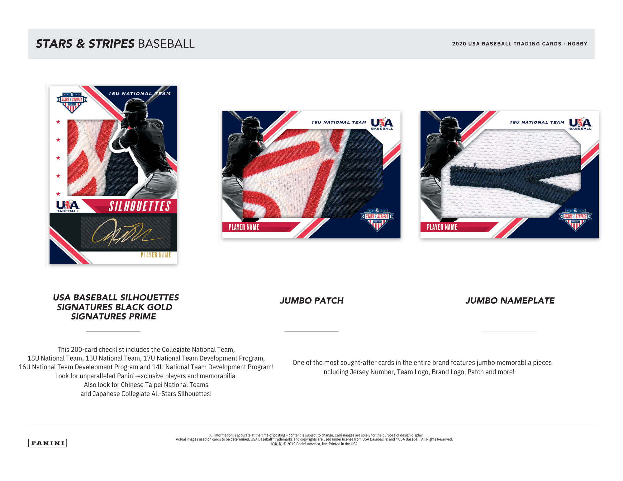2020 Panini Stars and Stripes Baseball Hobby Box