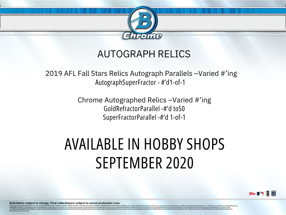 2020 Bowman Chrome Baseball HTA Choice Box