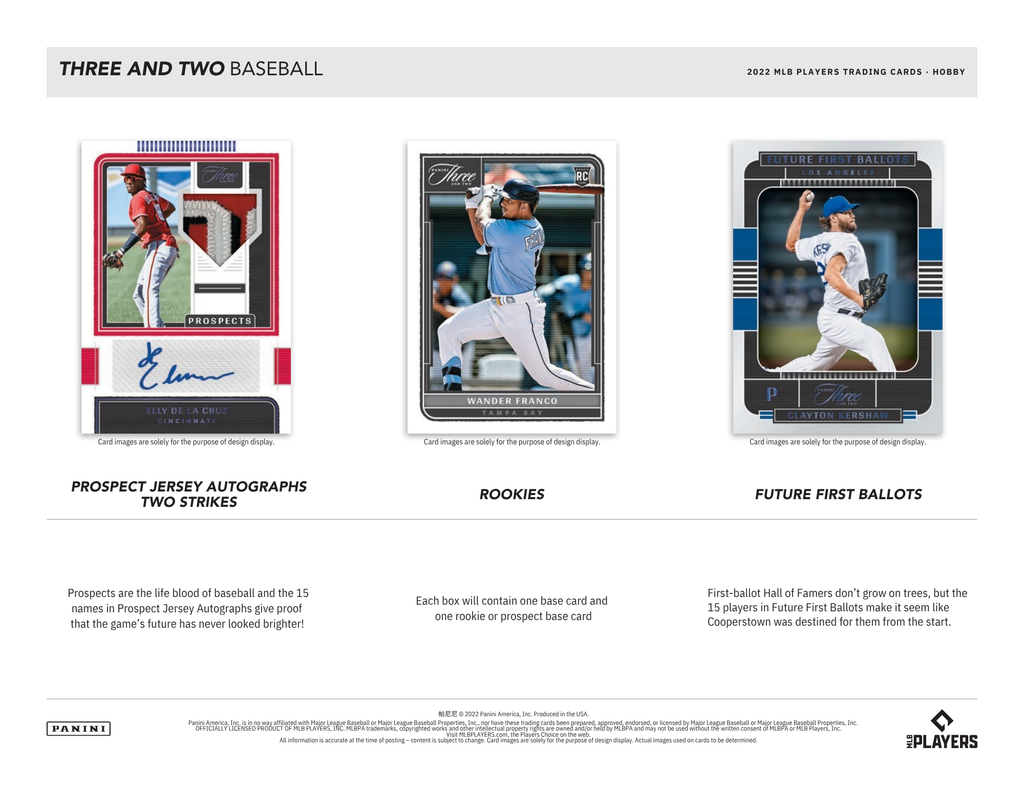 2022 Panini Three and Two Baseball 1st Off The Line Hobby Box