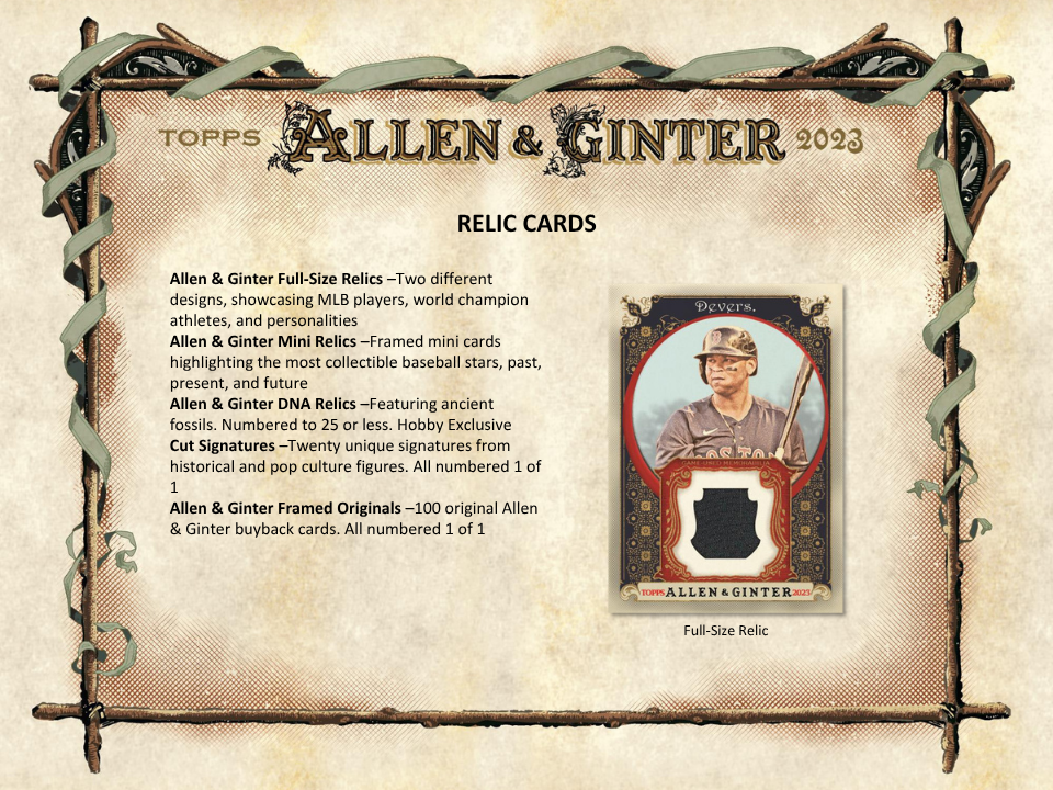 2023 Topps Allen & Ginter Baseball Hobby Box