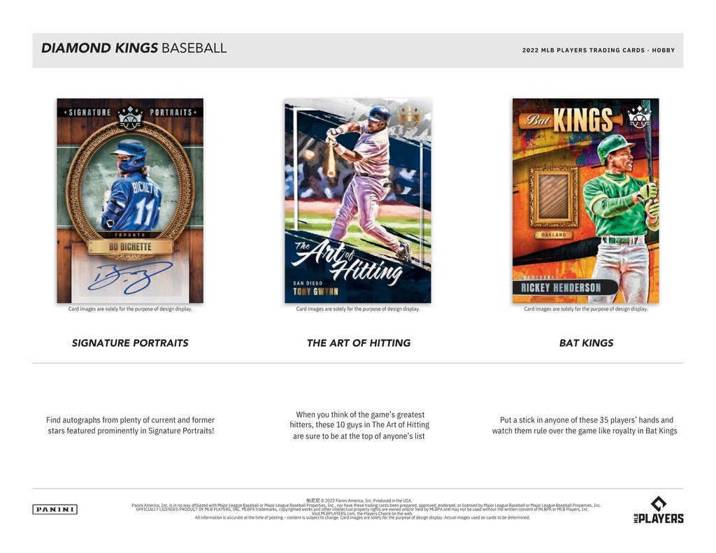 2022 Panini Donruss Diamond Kings Baseball Hobby Box