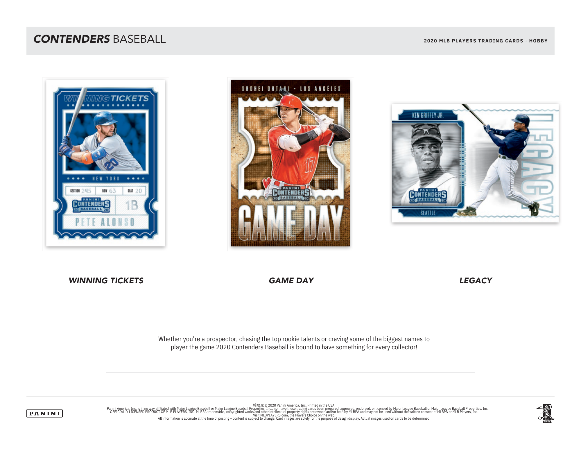 2020 Panini Contenders Baseball Hobby Box