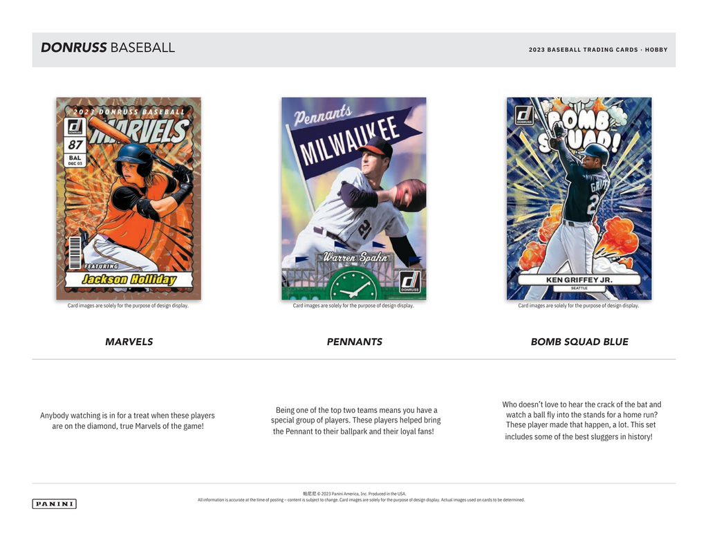 2023 Panini Donruss Baseball Hobby Box