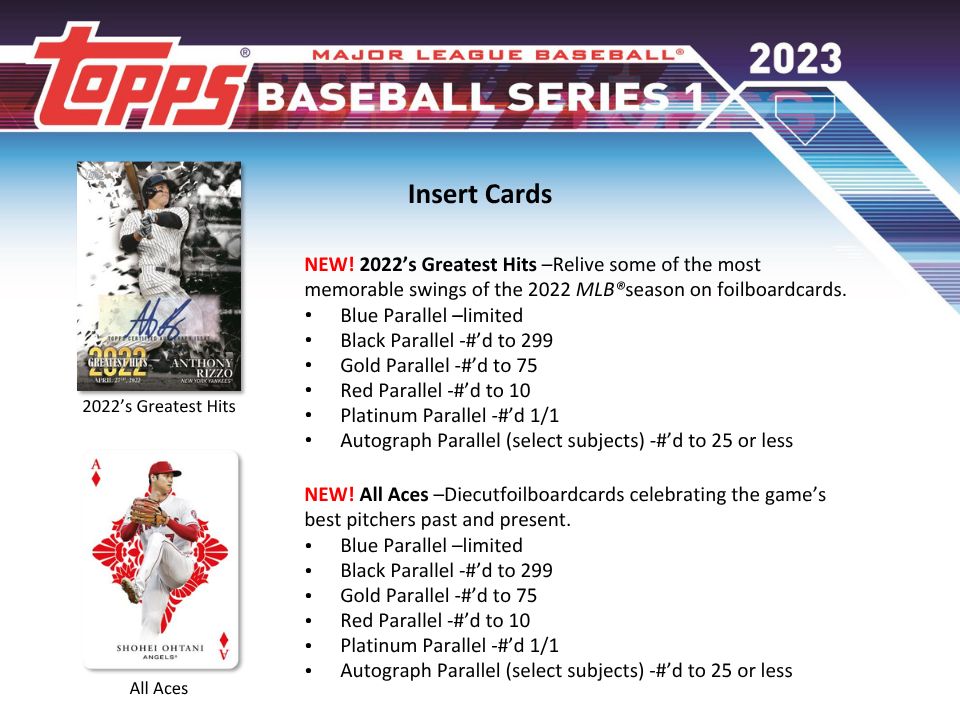 2023 Topps Series 1 Baseball Hobby Box