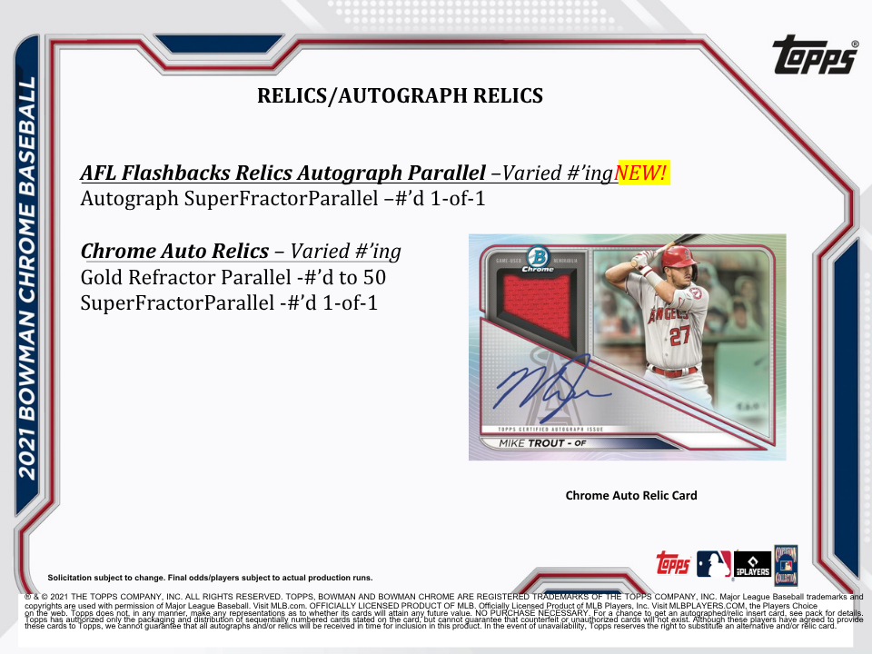 2021 Bowman Chrome Baseball HTA Choice Box