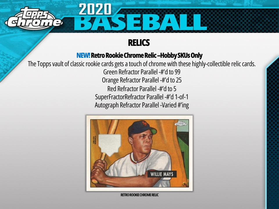 2020 Topps Chrome Baseball Hobby Box