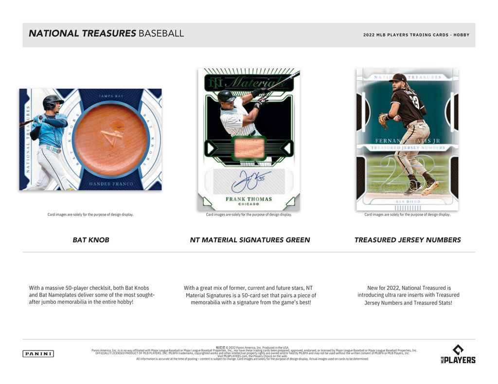 2022 Panini National Treasures Baseball Hobby Box