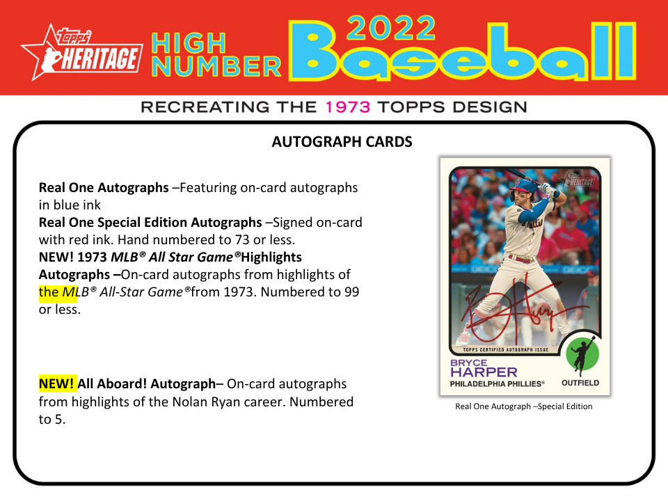 2022 Topps Heritage High Number Baseball Hobby Box