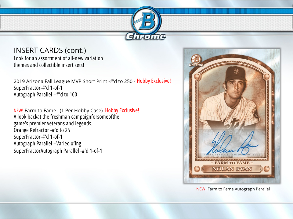 2020 Bowman Chrome Baseball Hobby Box