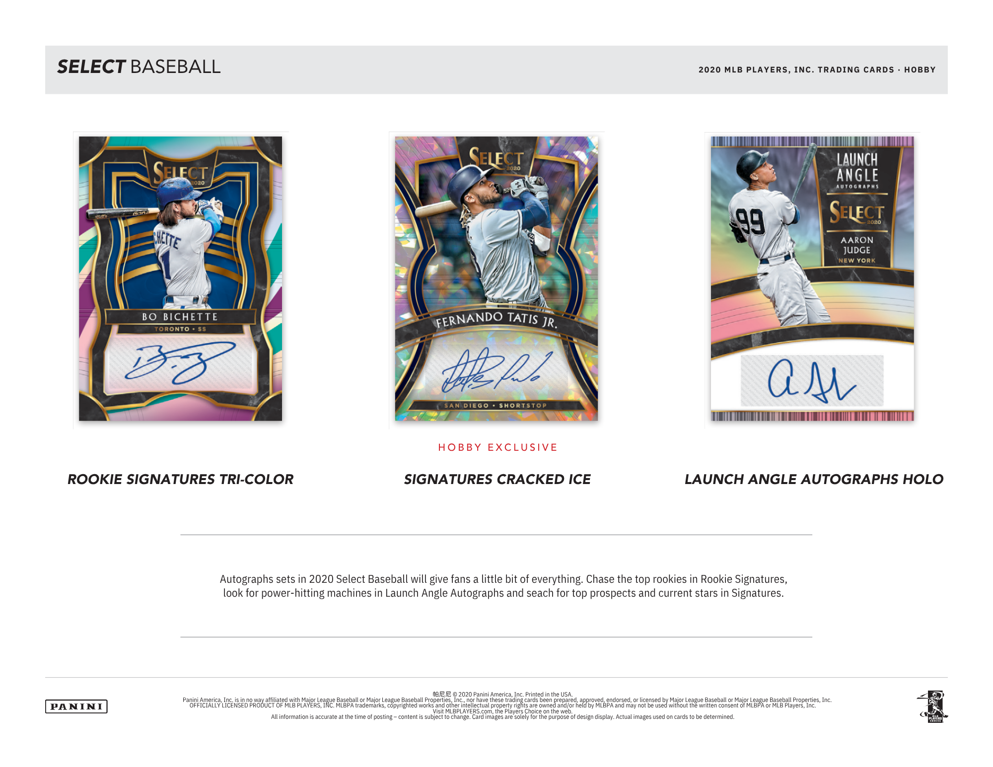 2020 Panini Select Baseball Hobby Box