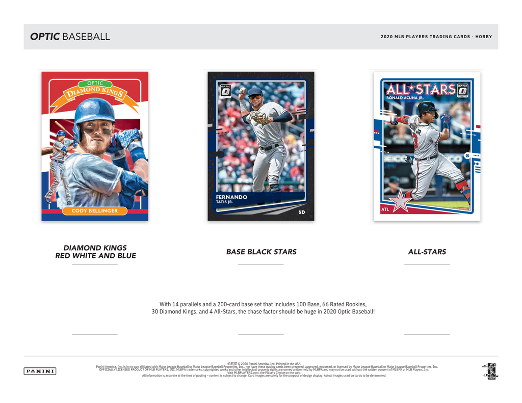 2020 Panini Donruss Optic Baseball Hobby Box