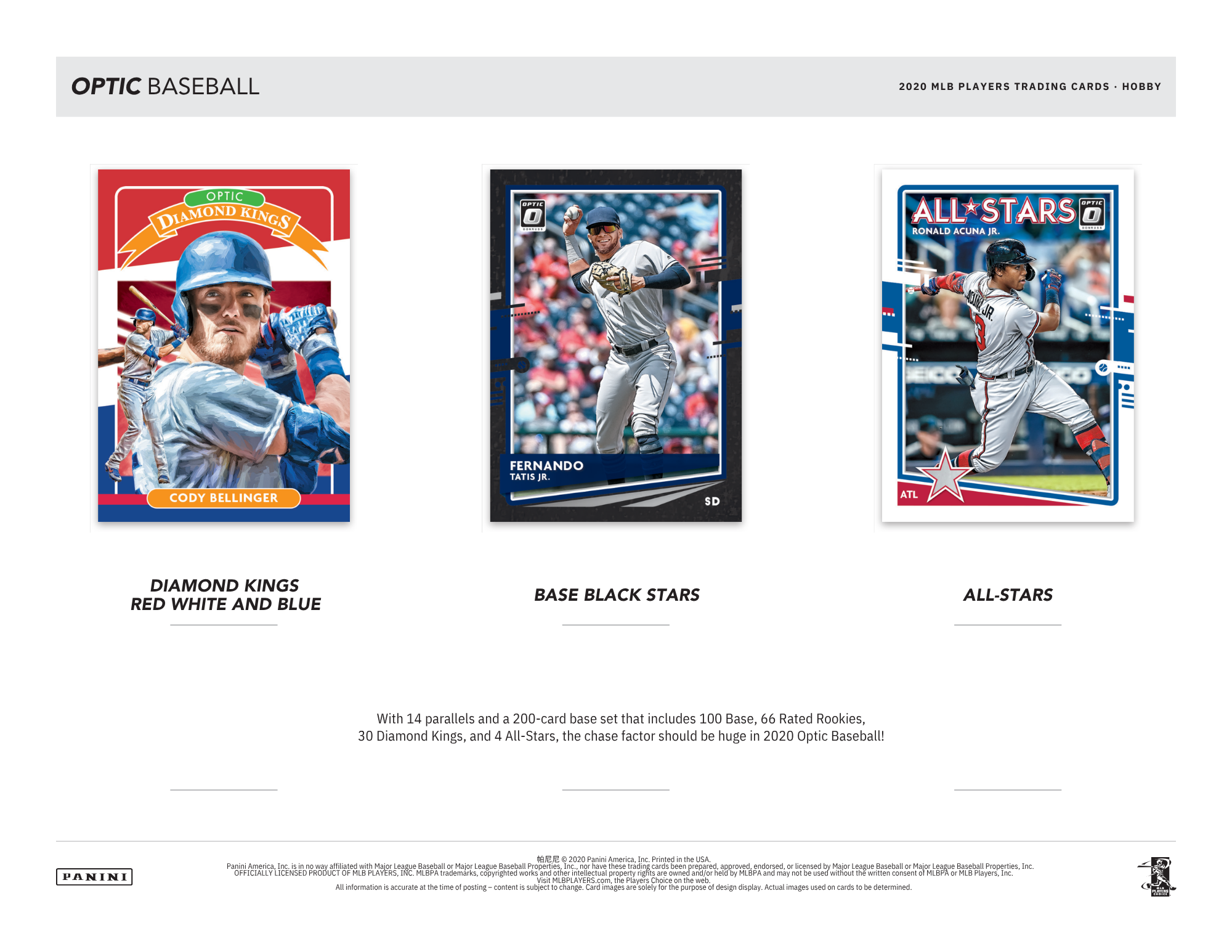 2020 Panini Donruss Optic Baseball Hobby Box