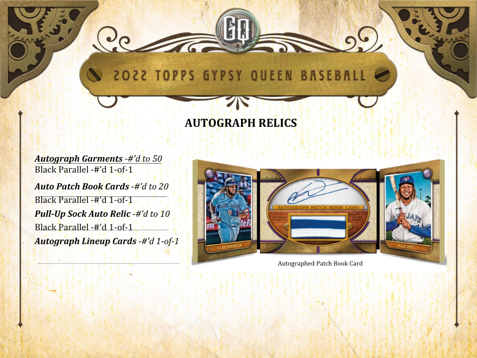 2022 Topps Gypsy Queen Baseball Hobby Box