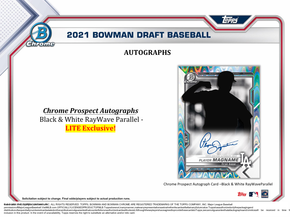 2021 Bowman Draft Baseball LITE Box
