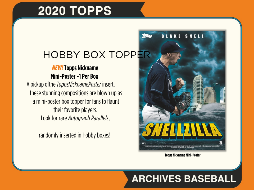 2020 Topps Archives Baseball Hobby Box