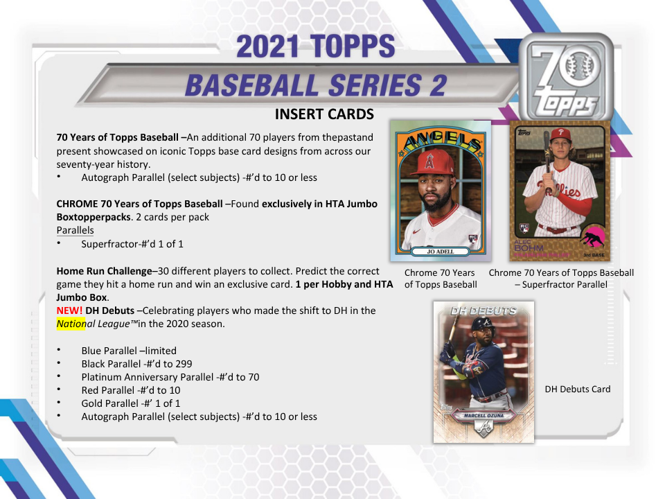 2021 Topps Series 2 Baseball Hobby Box
