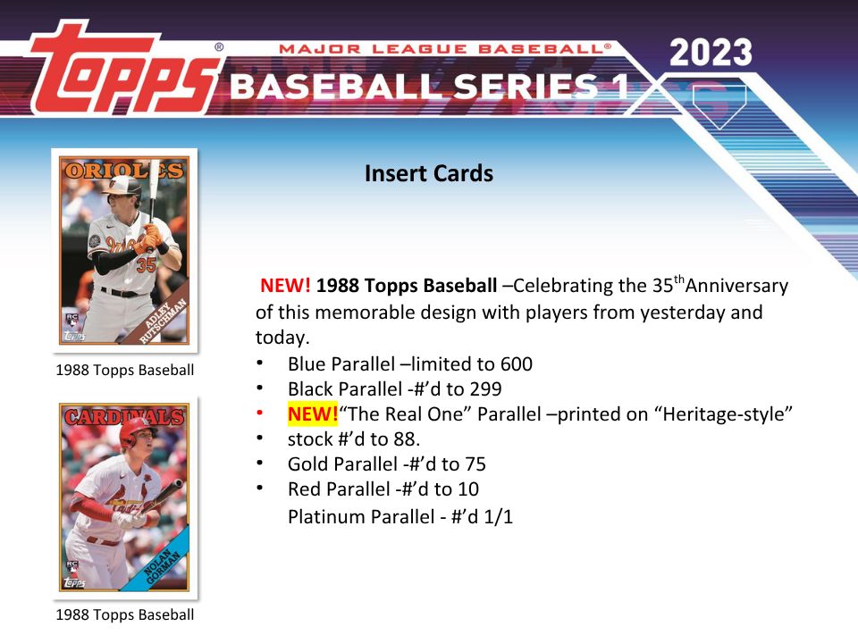2023 Topps Series 1 Baseball Hobby Box