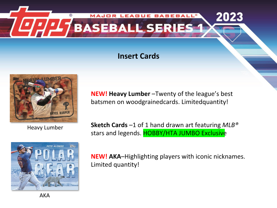 2023 Topps Series 1 Baseball Hobby Box