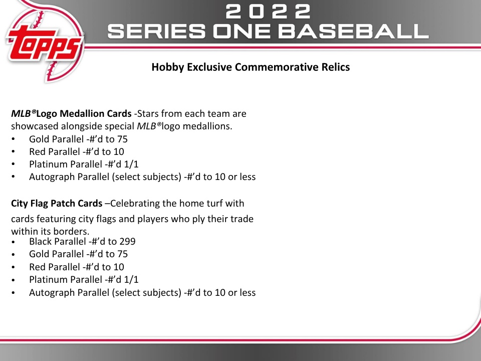 2022 Topps Series 1 Baseball Jumbo Box